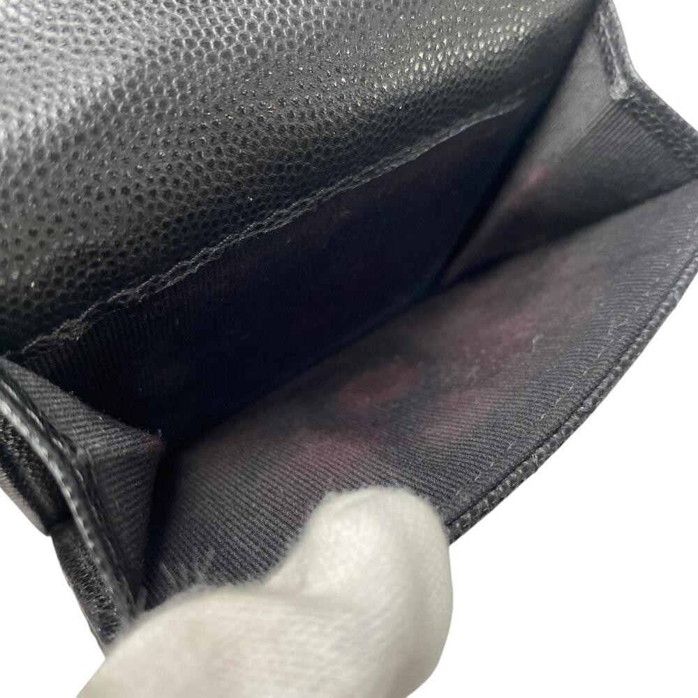 CHANEL Black Caviar Leather Logo Wallet - Picture 9 of 14